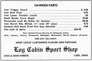 Log Cabin Shop ad