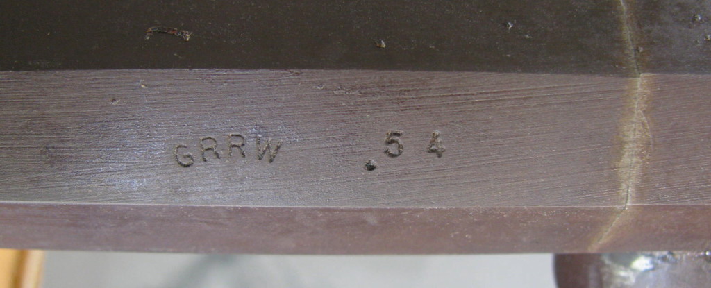 Unique GRRW stamp on Hawken H-129