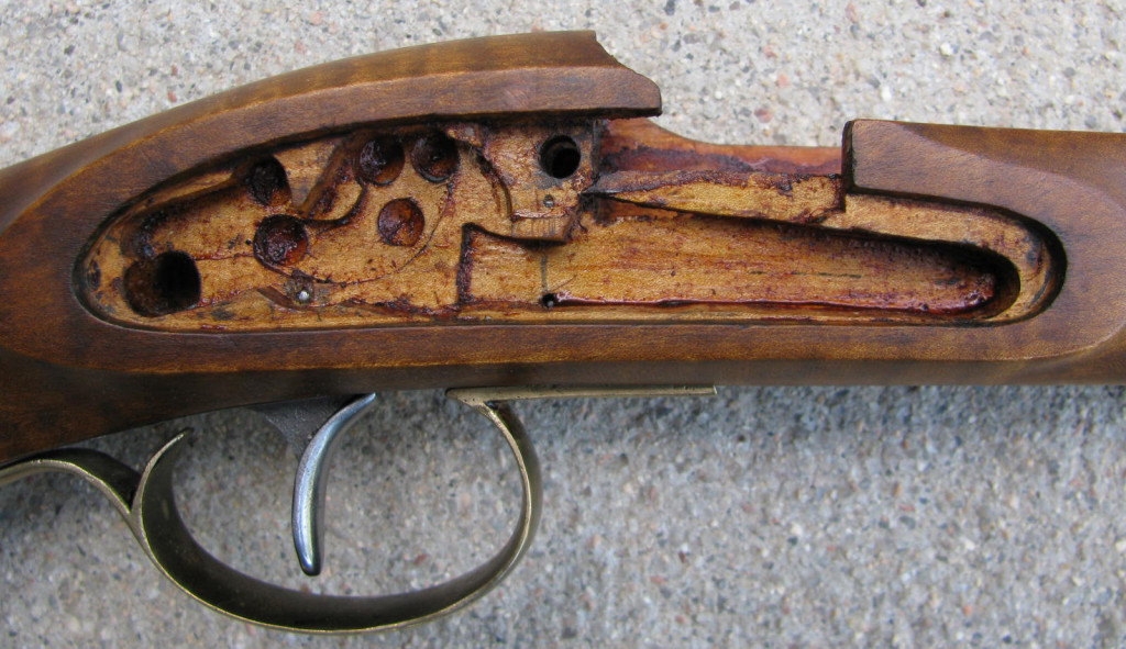 Lock Mortise of Leman Trade Rifle 1323