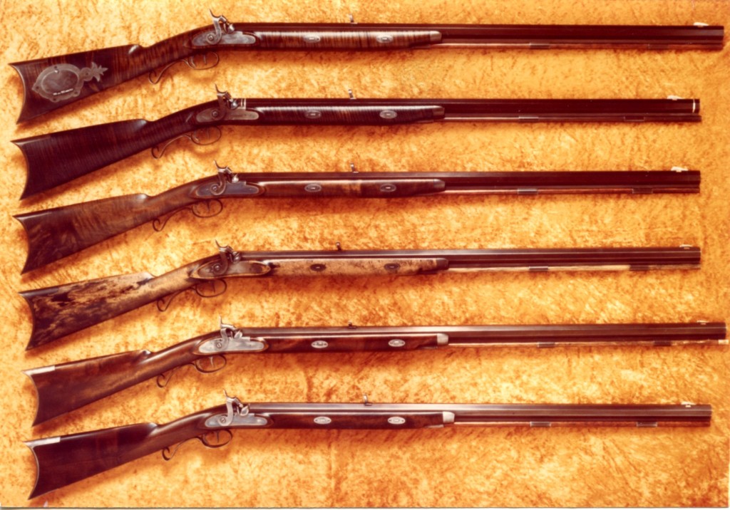 Rifles in The Hawken Shop 1981